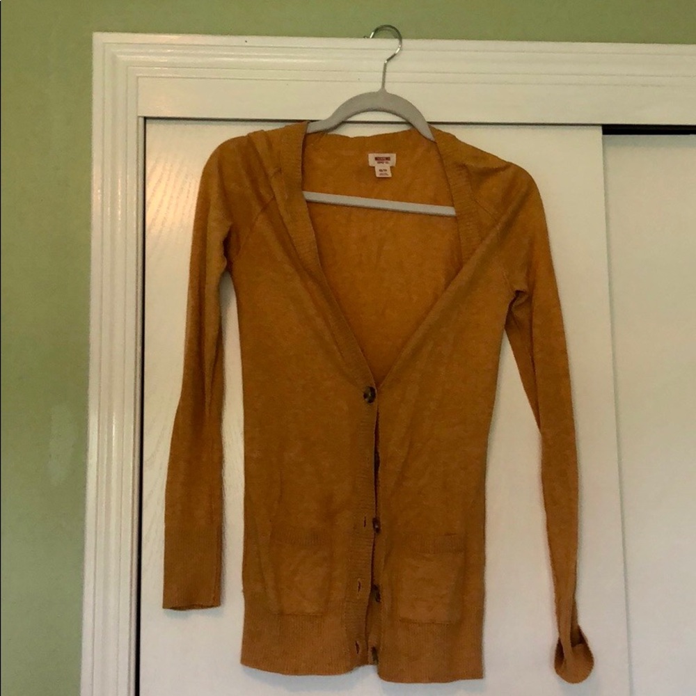 Mustard Cardigan